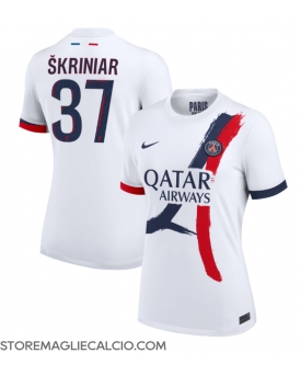 Paris Saint-Germain Milan Skriniar #37 Maglia Gara Trasferta Repliche 2024-25 Donna